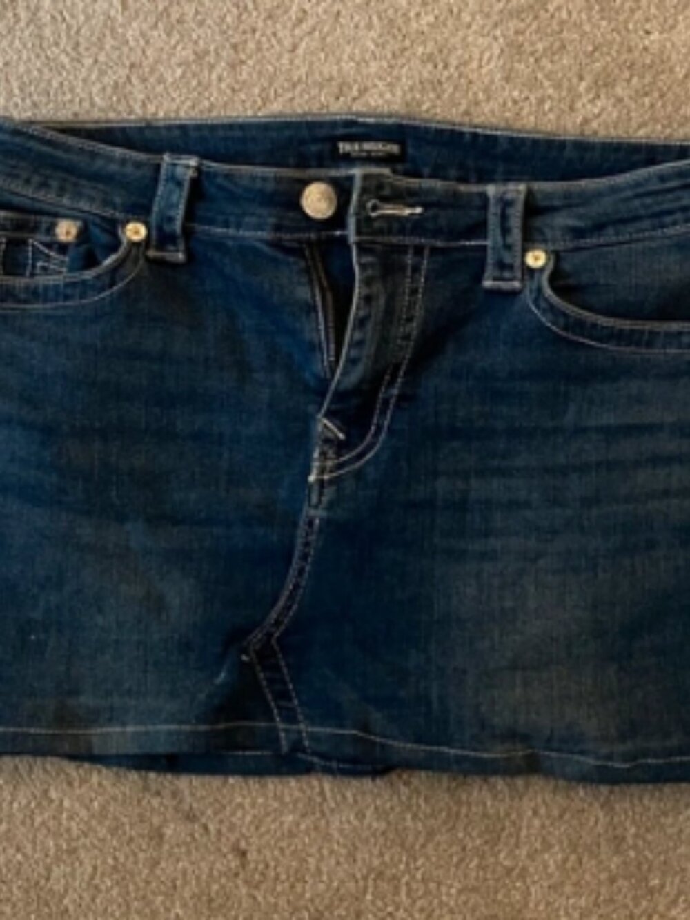 True RELIGION Classic Denim Skirt